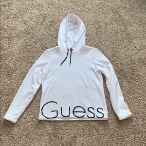 Guess white sweatshirt